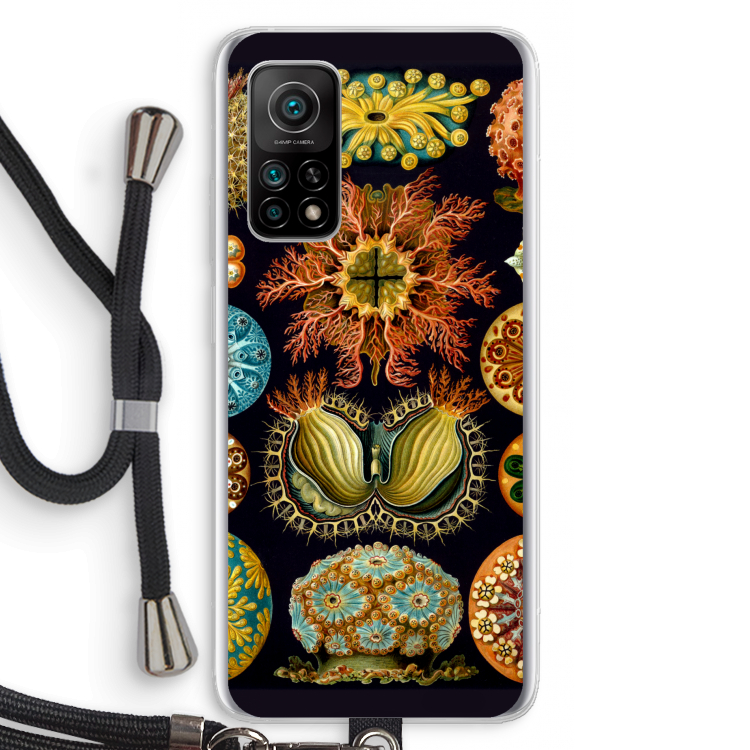Haeckel Ascidiae: Xiaomi Mi 10T 5G Transparant Hoesje met koord