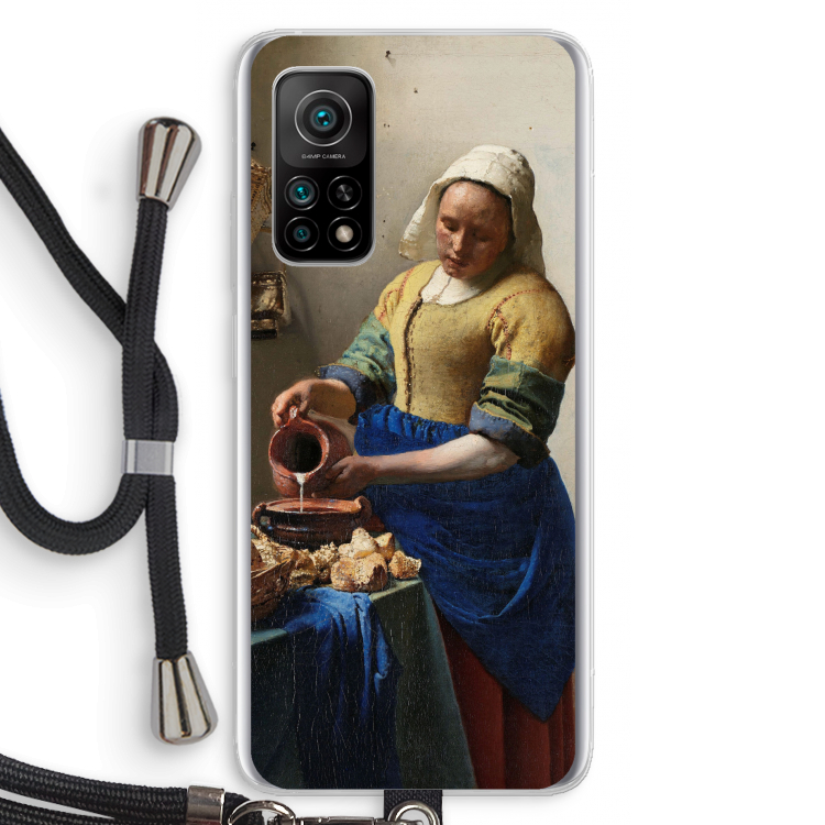 The Milkmaid: Xiaomi Mi 10T 5G Transparant Hoesje met koord