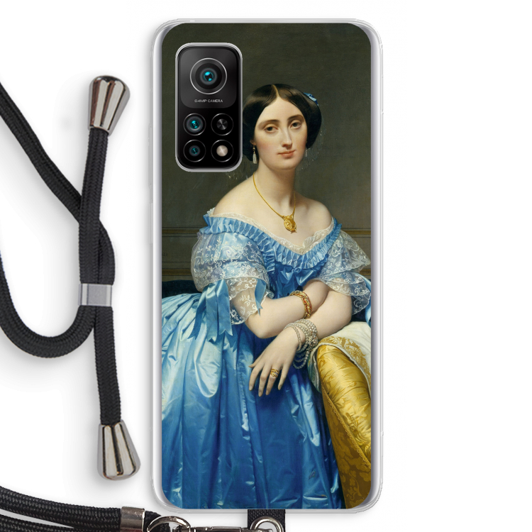 Eleonore: Xiaomi Mi 10T 5G Transparant Hoesje met koord