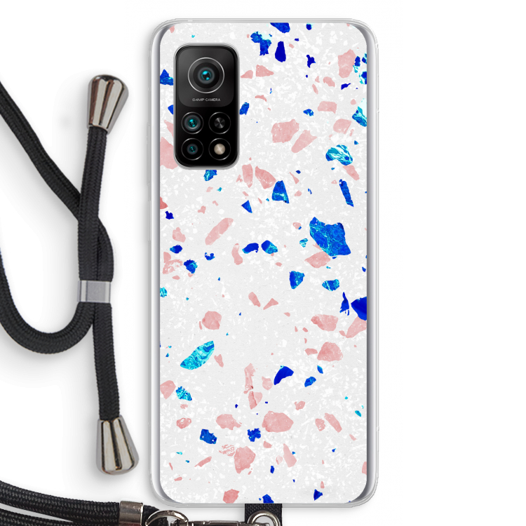 Terrazzo N°6: Xiaomi Mi 10T 5G Transparant Hoesje met koord