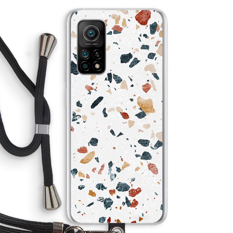 Terrazzo N°4: Xiaomi Mi 10T 5G Transparant Hoesje met koord