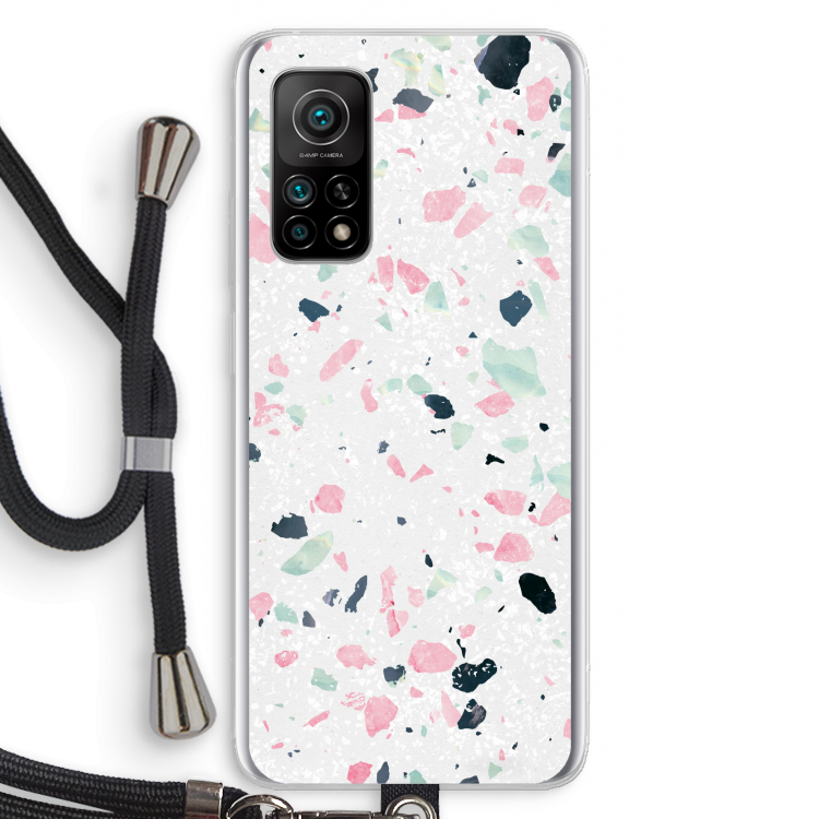 Terrazzo N°3: Xiaomi Mi 10T 5G Transparant Hoesje met koord
