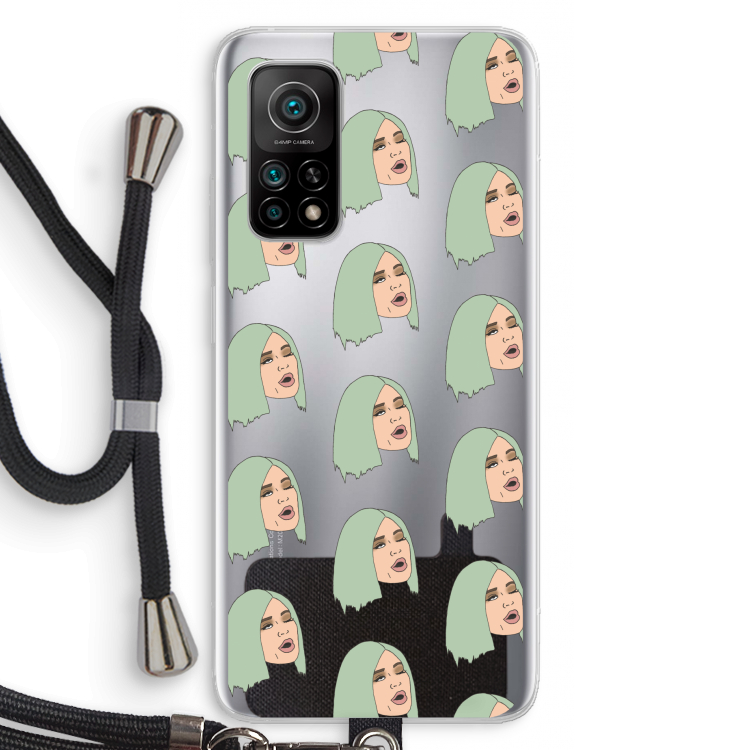 King Kylie: Xiaomi Mi 10T 5G Transparant Hoesje met koord
