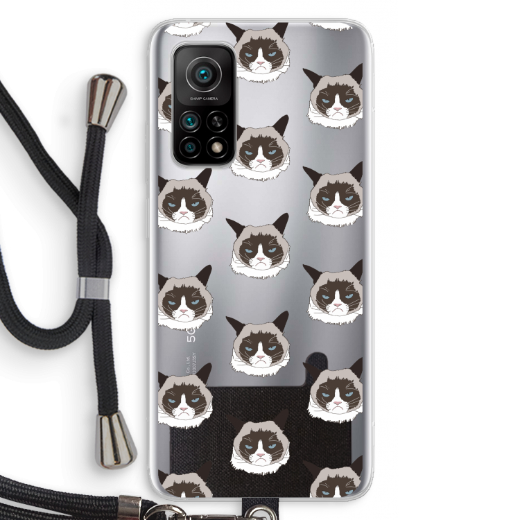It's a Purrr Case: Xiaomi Mi 10T 5G Transparant Hoesje met koord