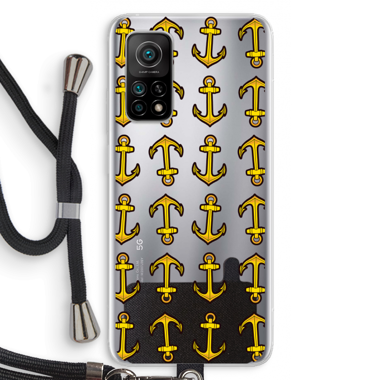 Musketon Anchor: Xiaomi Mi 10T 5G Transparant Hoesje met koord