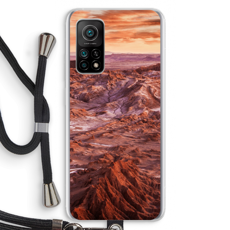 Mars: Xiaomi Mi 10T 5G Transparant Hoesje met koord
