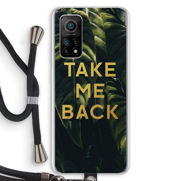 Take me back: Xiaomi Mi 10T 5G Transparant Hoesje met koord