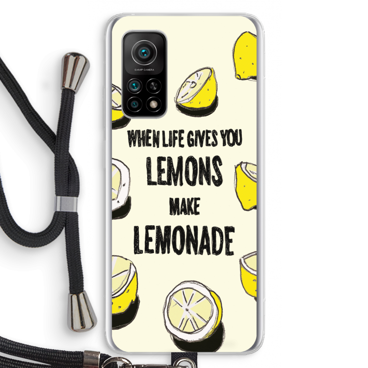 Lemonade: Xiaomi Mi 10T 5G Transparant Hoesje met koord