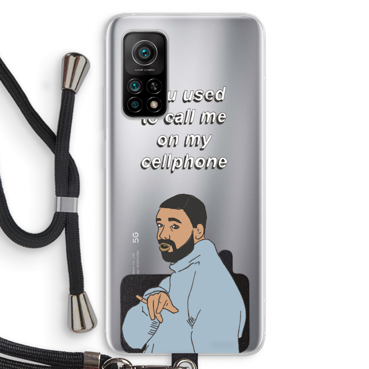 Hotline bling: Xiaomi Mi 10T 5G Transparant Hoesje met koord