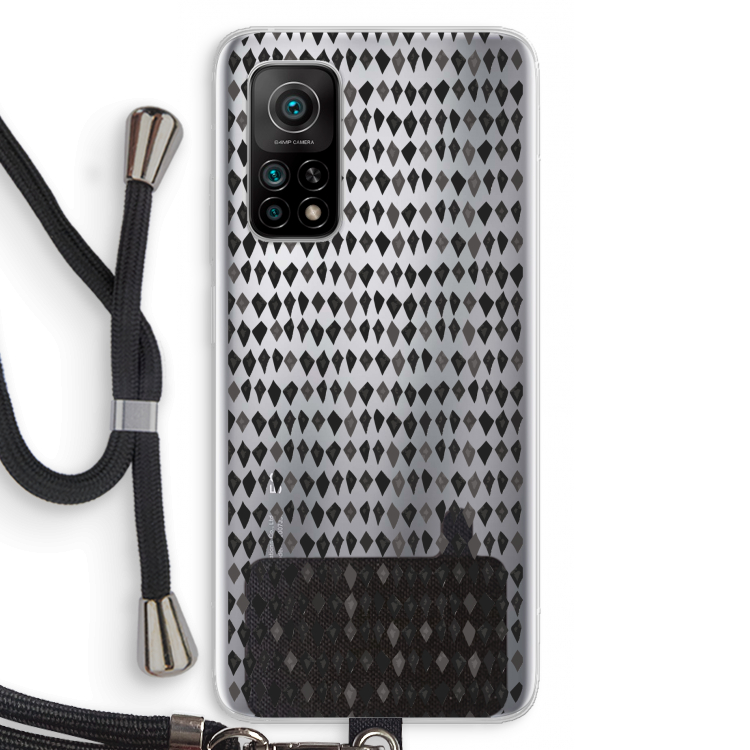 Crazy shapes: Xiaomi Mi 10T 5G Transparant Hoesje met koord
