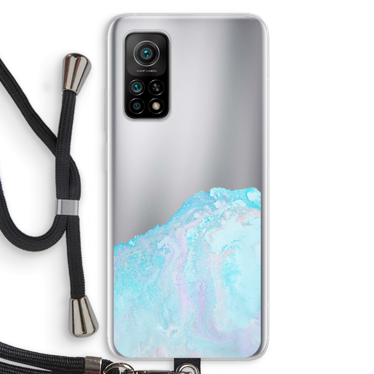 Fantasie pastel: Xiaomi Mi 10T 5G Transparant Hoesje met koord