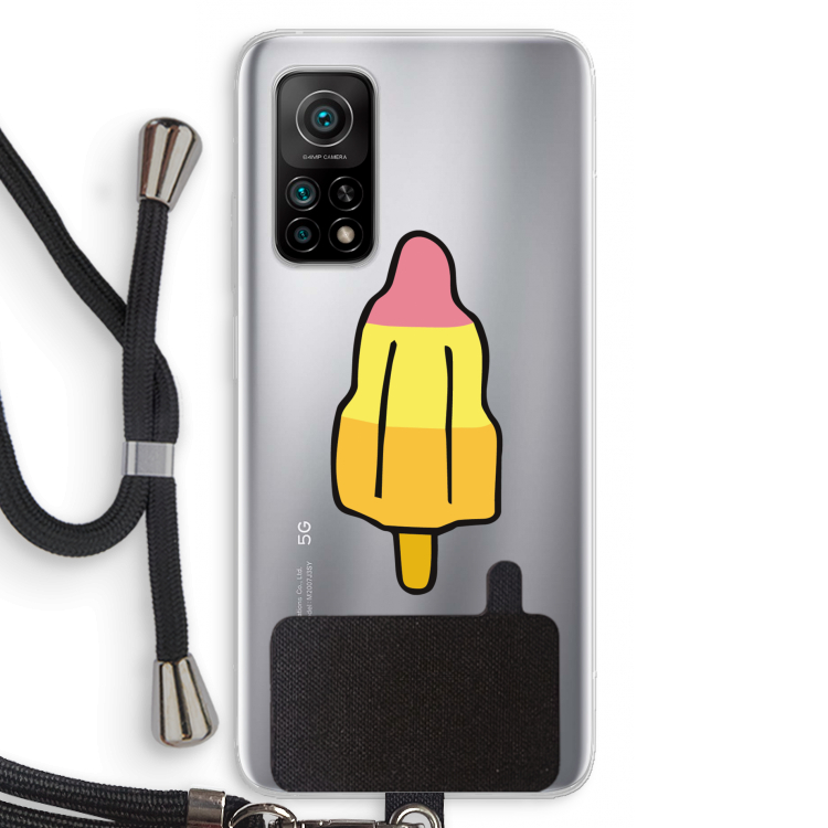 Raketijsje: Xiaomi Mi 10T 5G Transparant Hoesje met koord