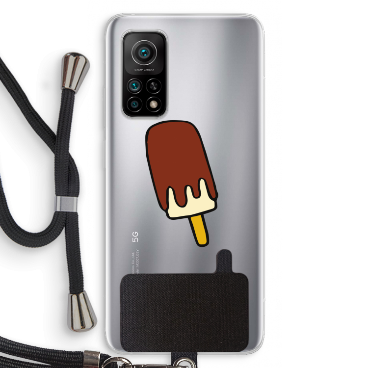Frisco: Xiaomi Mi 10T 5G Transparant Hoesje met koord