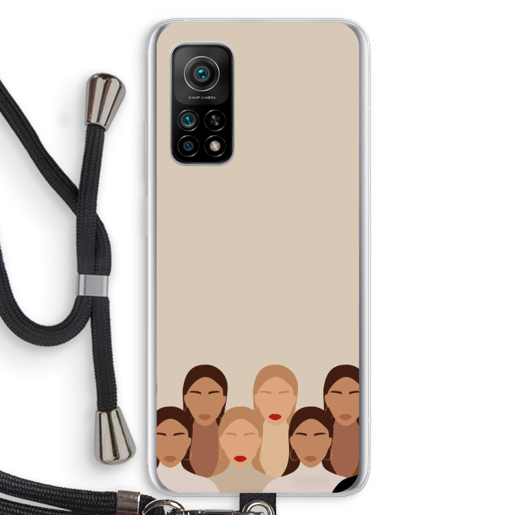 Girls girls girls: Xiaomi Mi 10T 5G Transparant Hoesje met koord