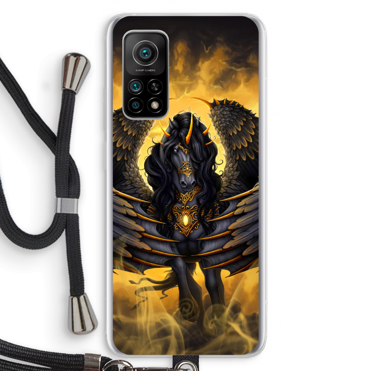 Pegasus: Xiaomi Mi 10T 5G Transparant Hoesje met koord
