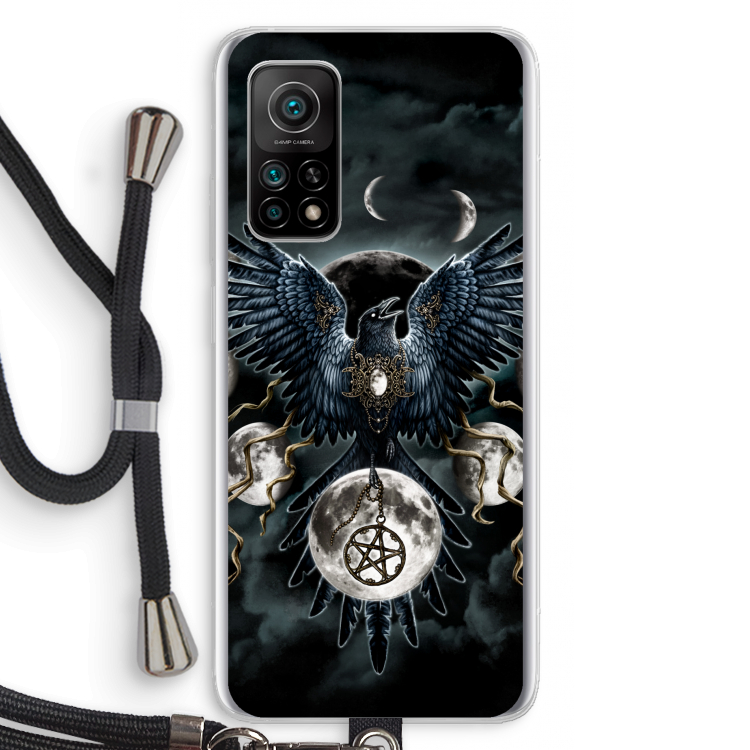 Sinister Wings: Xiaomi Mi 10T 5G Transparant Hoesje met koord