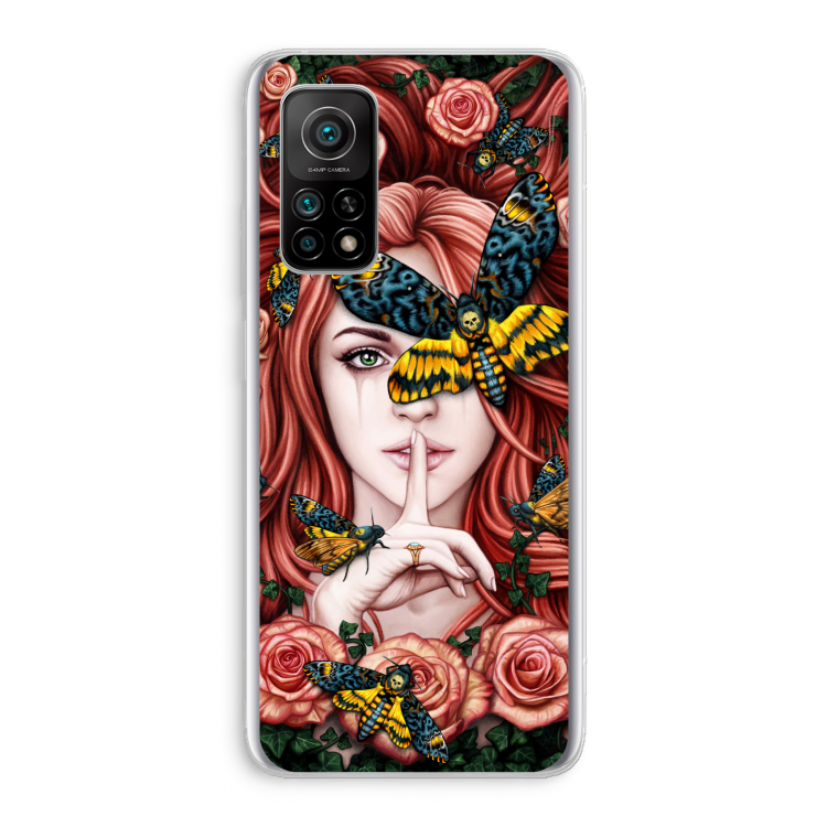 Lady Moth: Xiaomi Mi 10T 5G Transparant Hoesje