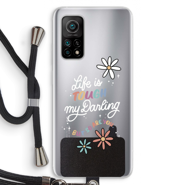 Tough Life: Xiaomi Mi 10T 5G Transparant Hoesje met koord