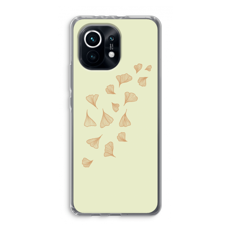 Falling Leaves: Xiaomi Mi 11 Transparant Hoesje