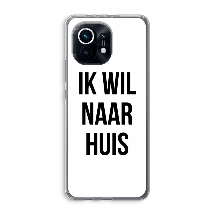 Ik wil naar huis: Xiaomi Mi 11 Transparant Hoesje