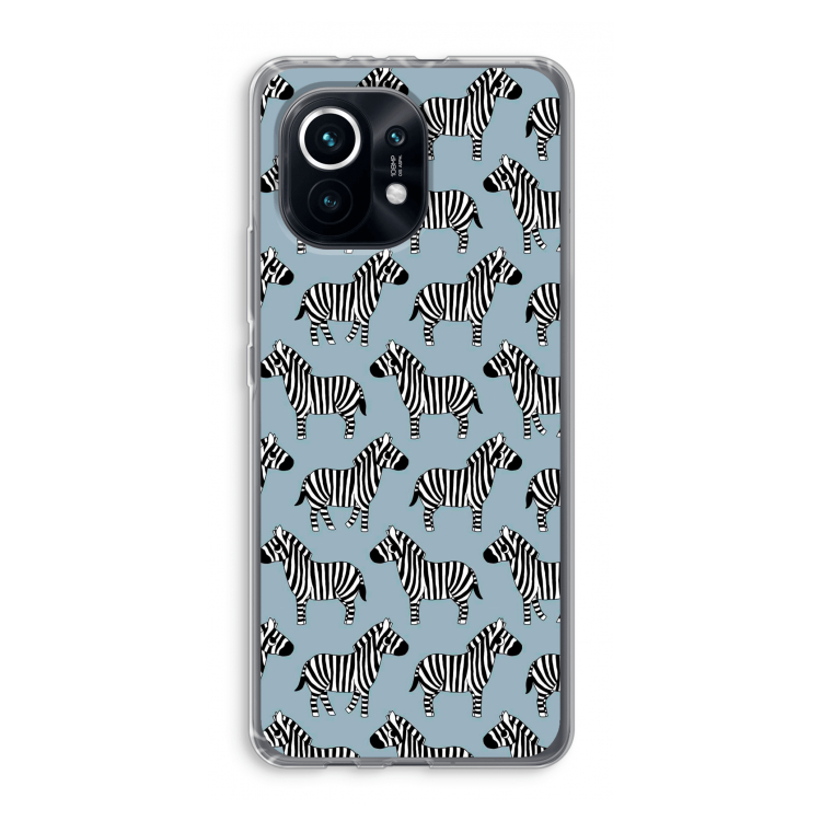Zebra: Xiaomi Mi 11 Transparant Hoesje