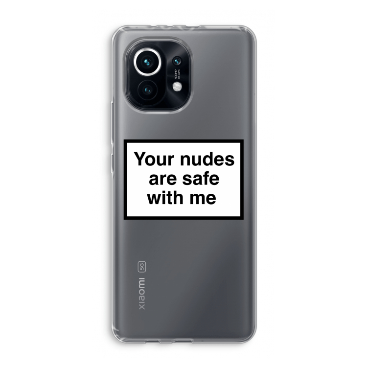Safe with me: Xiaomi Mi 11 Transparant Hoesje