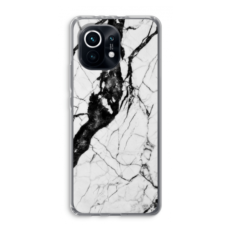Witte marmer 2: Xiaomi Mi 11 Transparant Hoesje