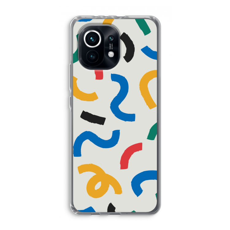 Illustratieve pop 2: Xiaomi Mi 11 Transparant Hoesje