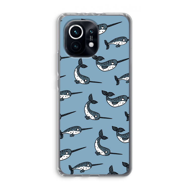 Narwhal: Xiaomi Mi 11 Transparant Hoesje