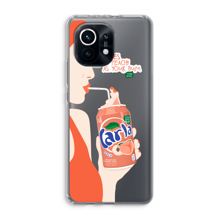 Peach please!: Xiaomi Mi 11 Transparant Hoesje