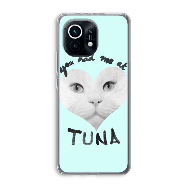 You had me at tuna: Xiaomi Mi 11 Transparant Hoesje