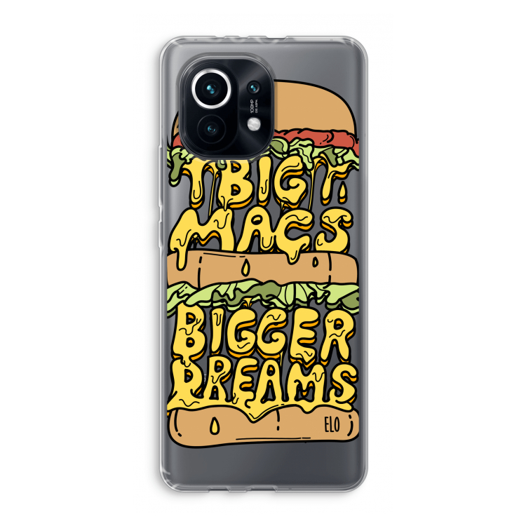 Big Macs Bigger Dreams: Xiaomi Mi 11 Transparant Hoesje