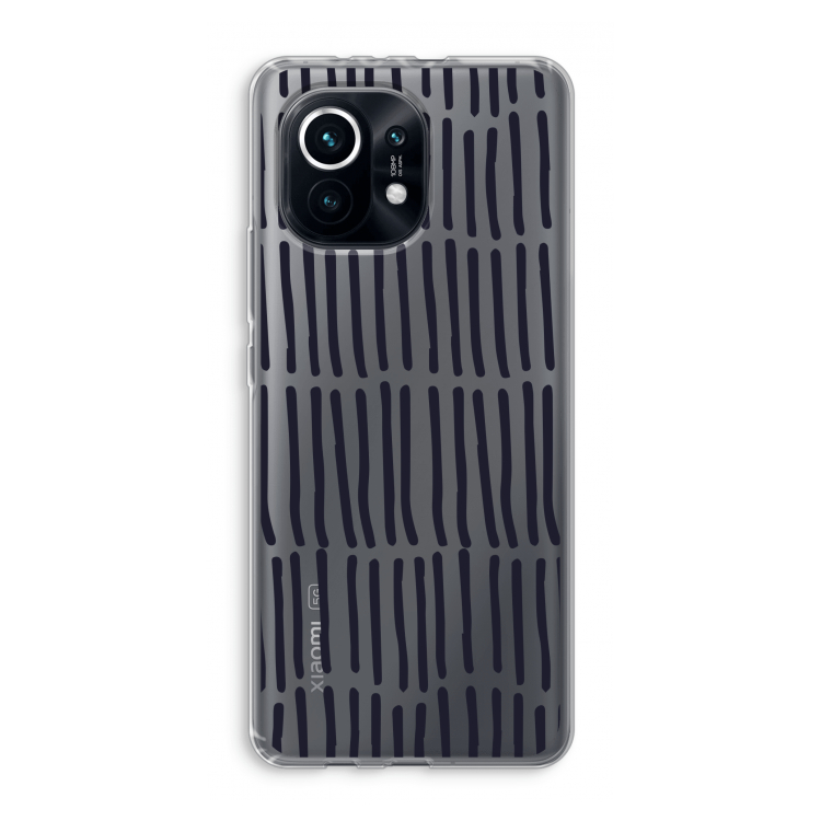 Moroccan stripes: Xiaomi Mi 11 Transparant Hoesje