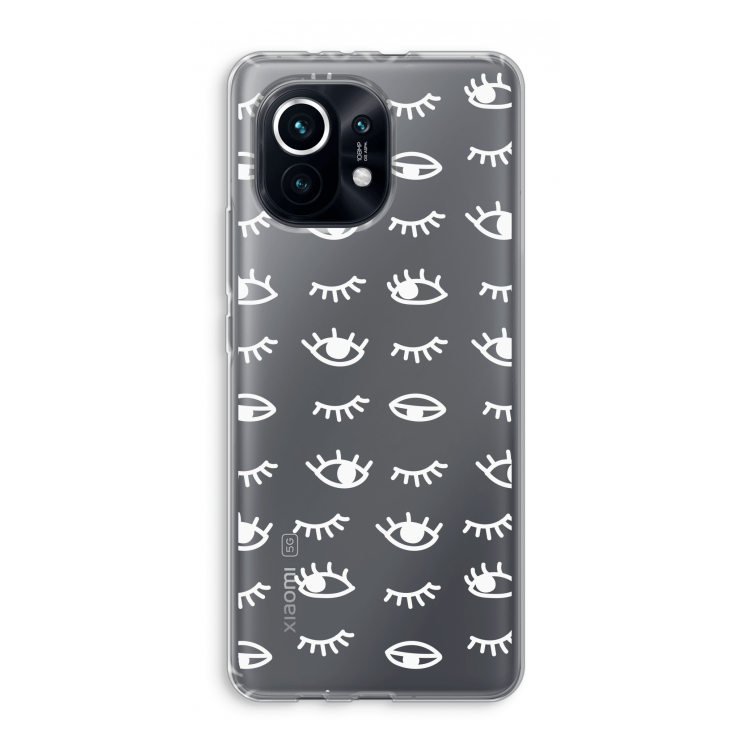 Eye pattern #3: Xiaomi Mi 11 Transparant Hoesje
