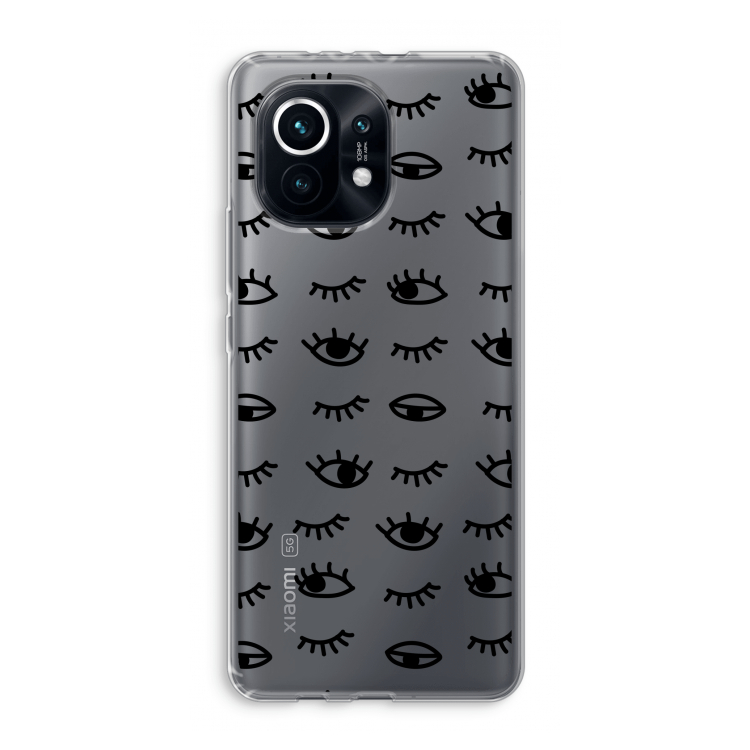 Eye pattern #2: Xiaomi Mi 11 Transparant Hoesje