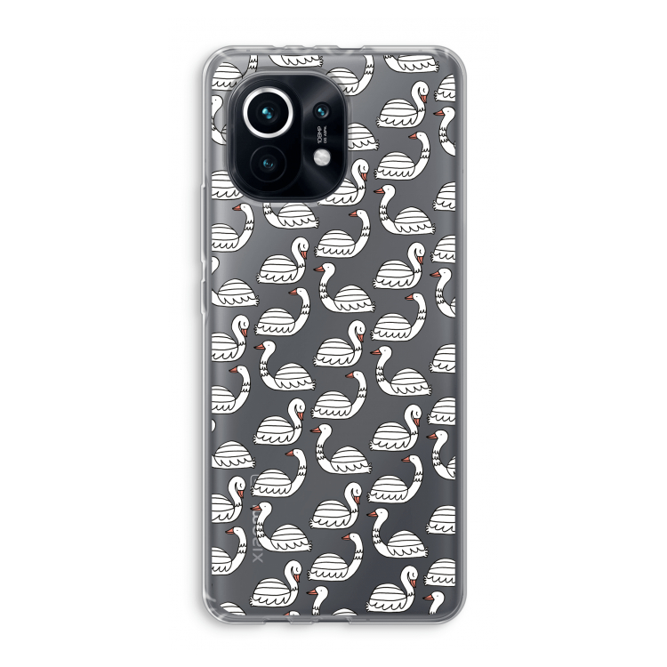 Zwanen: Xiaomi Mi 11 Transparant Hoesje