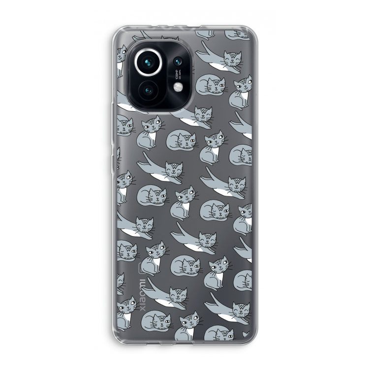 Poezen: Xiaomi Mi 11 Transparant Hoesje