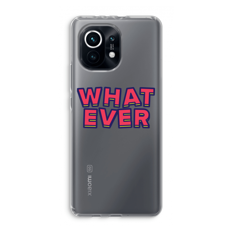 Whatever: Xiaomi Mi 11 Transparant Hoesje
