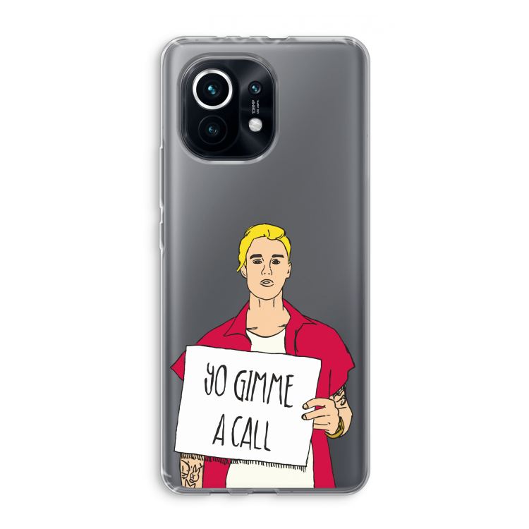 Gimme a call: Xiaomi Mi 11 Transparant Hoesje