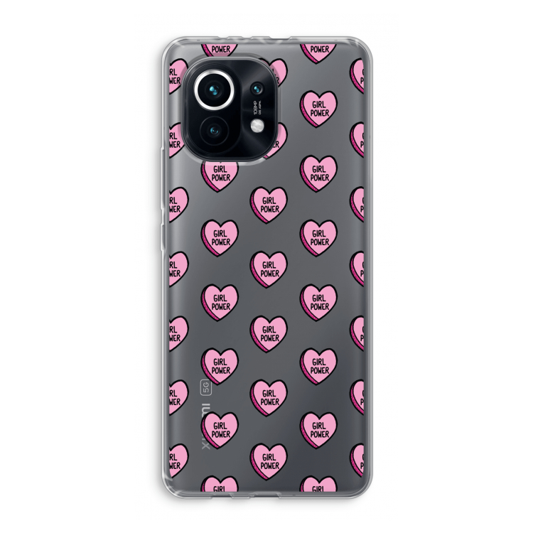 GIRL POWER: Xiaomi Mi 11 Transparant Hoesje