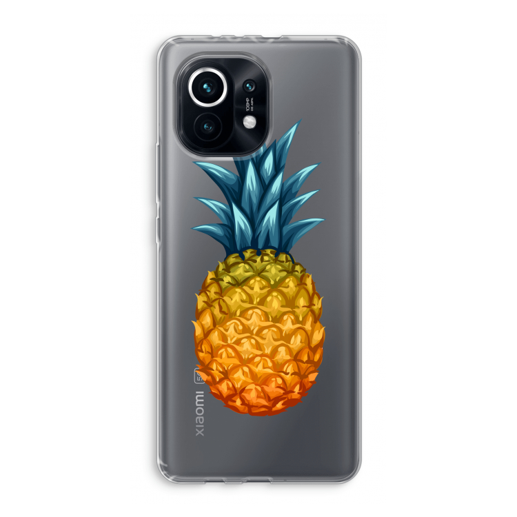 Grote ananas: Xiaomi Mi 11 Transparant Hoesje