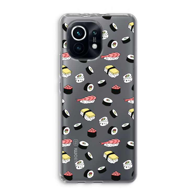 Sushi time: Xiaomi Mi 11 Transparant Hoesje