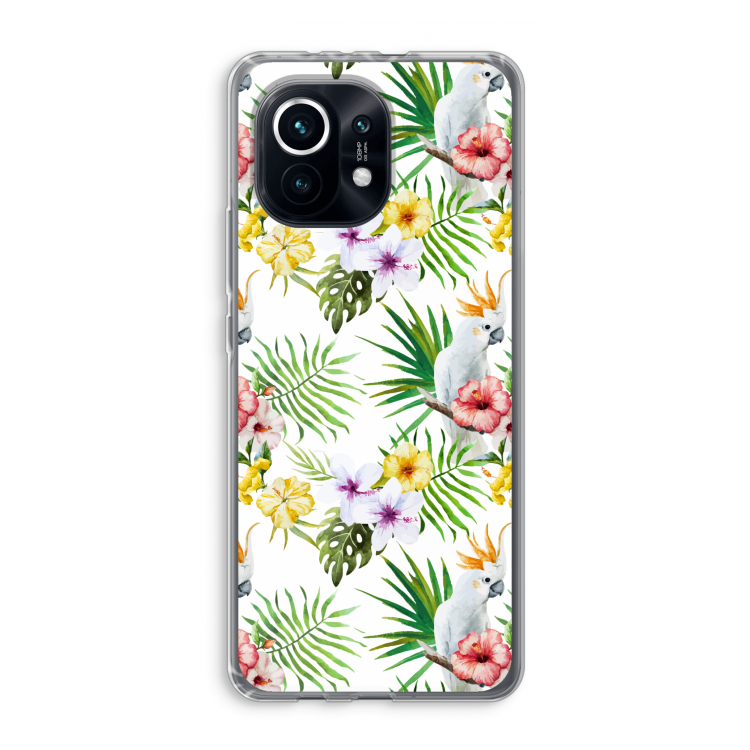 Gele kuif: Xiaomi Mi 11 Transparant Hoesje