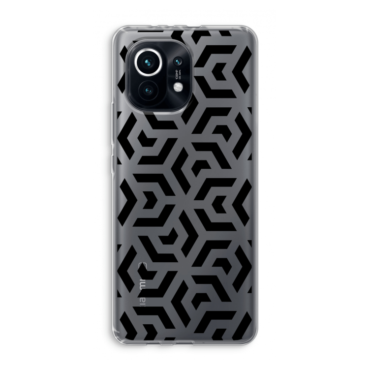Crazy pattern: Xiaomi Mi 11 Transparant Hoesje