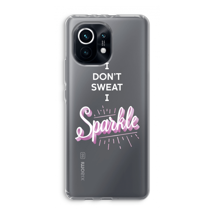 Sparkle quote: Xiaomi Mi 11 Transparant Hoesje