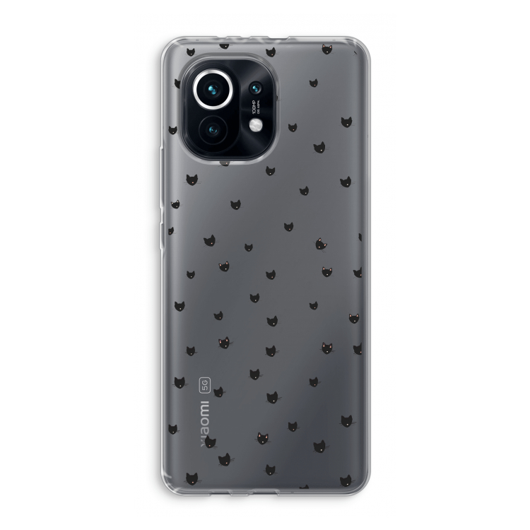 Kleine kattenkopjes: Xiaomi Mi 11 Transparant Hoesje