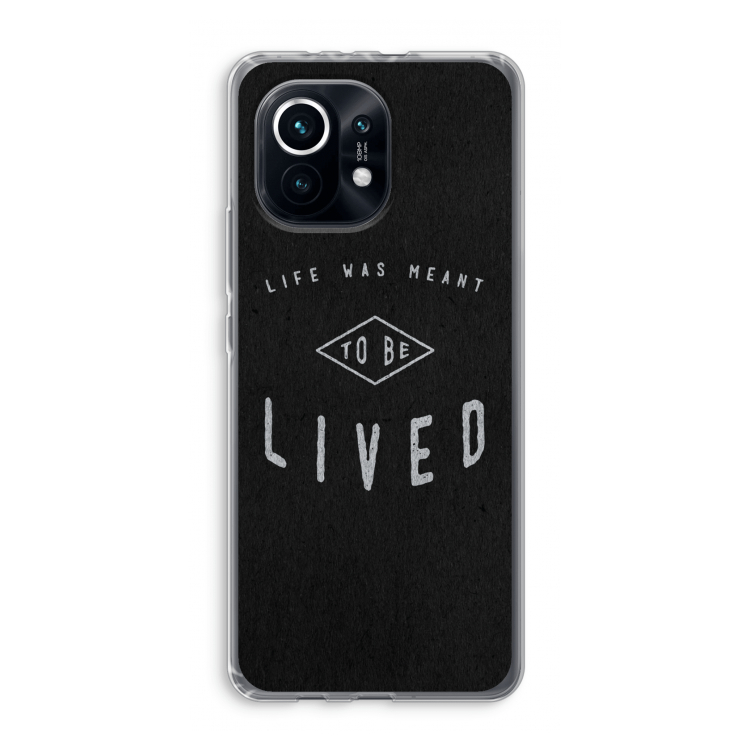To be lived: Xiaomi Mi 11 Transparant Hoesje