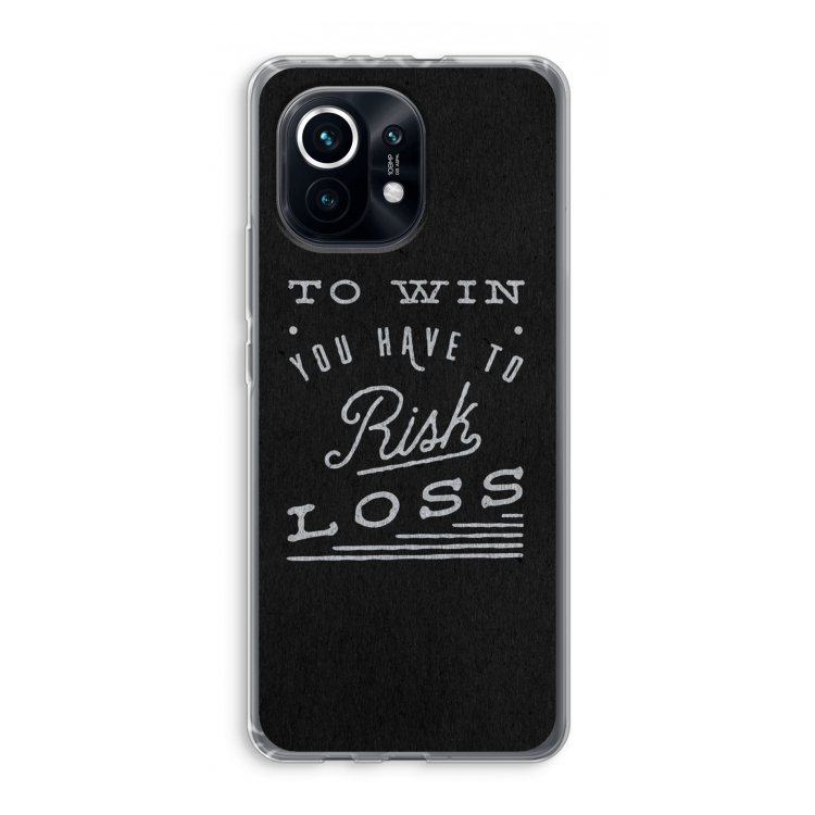 Risk loss: Xiaomi Mi 11 Transparant Hoesje