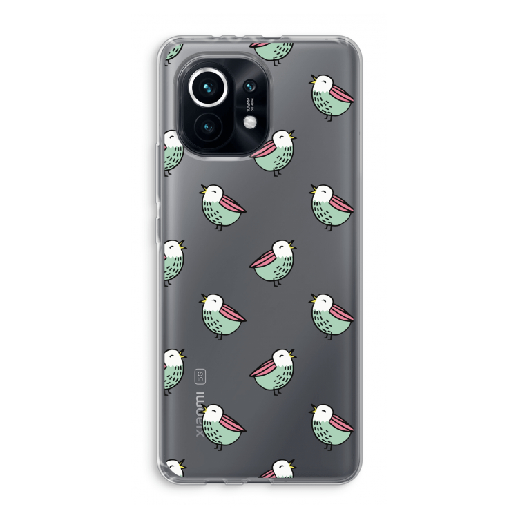 Vogeltjes: Xiaomi Mi 11 Transparant Hoesje