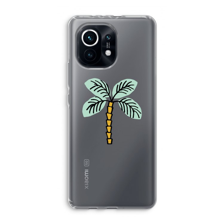 Palmboom: Xiaomi Mi 11 Transparant Hoesje